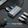 Vention Docking Station TGSHB USB-C con HDMI 4K, VGA, 3x USB 3.0 y PD Gris